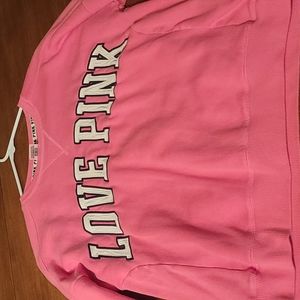PINK Victoria’s Secret pink Logo Sweatshirt